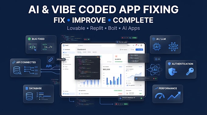 build, fix, and improve your ai or vibe coded app