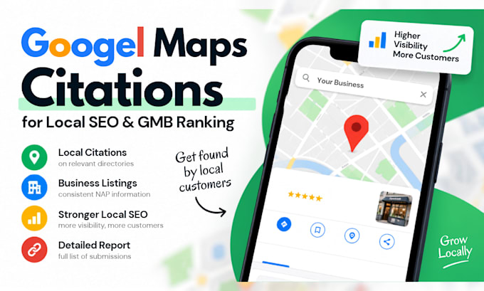 build google maps citations for local seo and gmb ranking