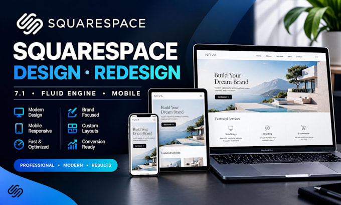 squarespace website design squarespace website redesign mobile responsive design