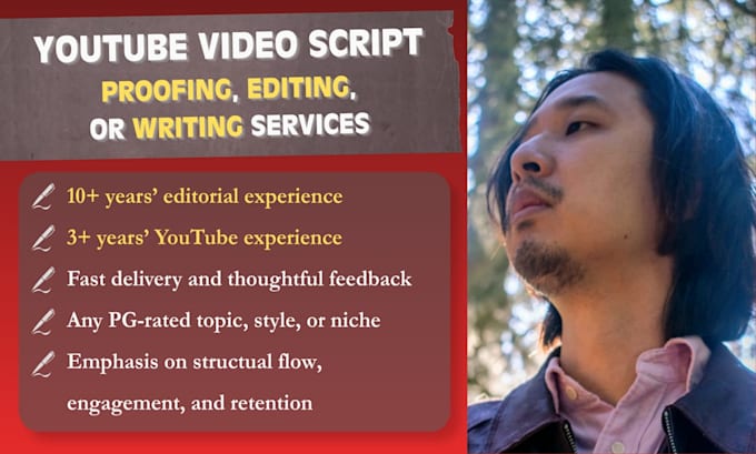write, review, or polish your youtube script