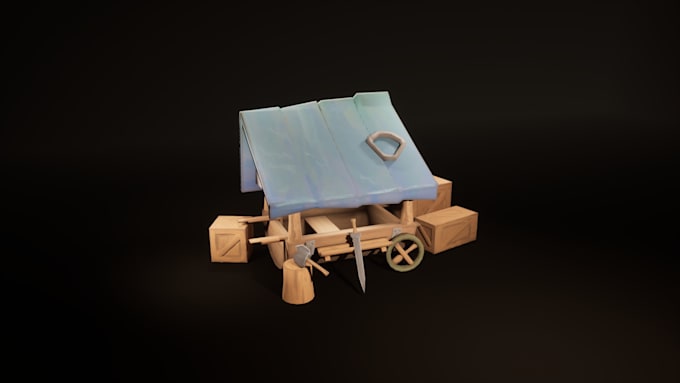 create stylized models, props or asset packs