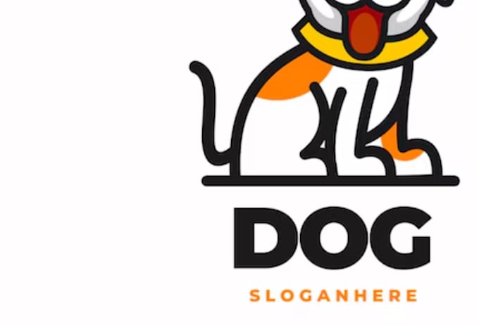 design awesome unique dog logo