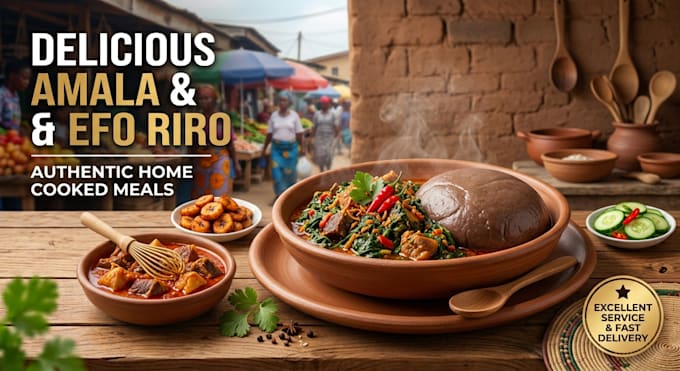 cook and teach eba and obe egusi