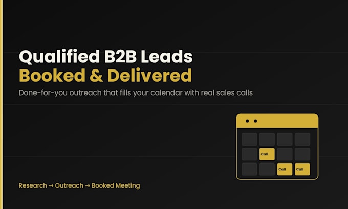 generate qualified b2b leads and book appointments