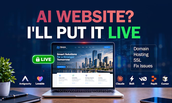 deploy your ai generated website to your domain and hosting
