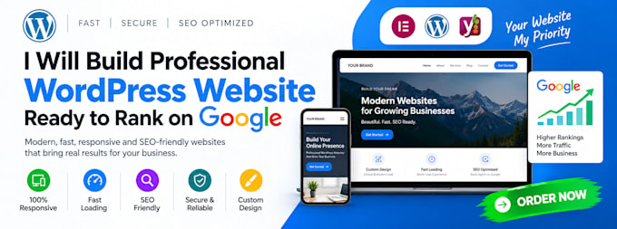build professional wordpress website ready to rank on google