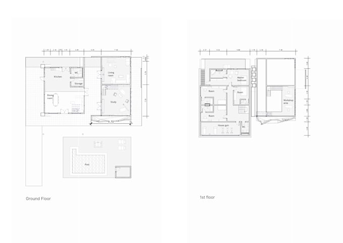 create 2d floor plans and 3d model in revit