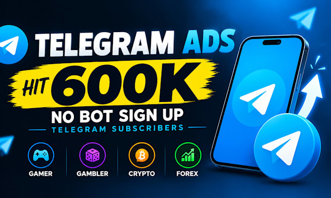 setup approved telegram ads