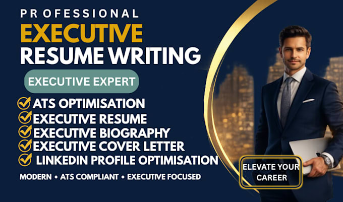write your senior executive resume and linkedin profile