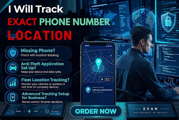 track exact phone number location