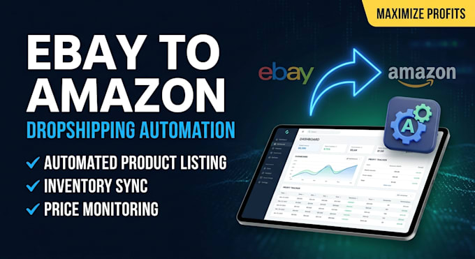automate your dropshipping store from ebay to amazon