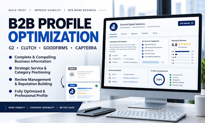 optimize g2 clutch profile optimization goodfirm capterra b2b ORM management