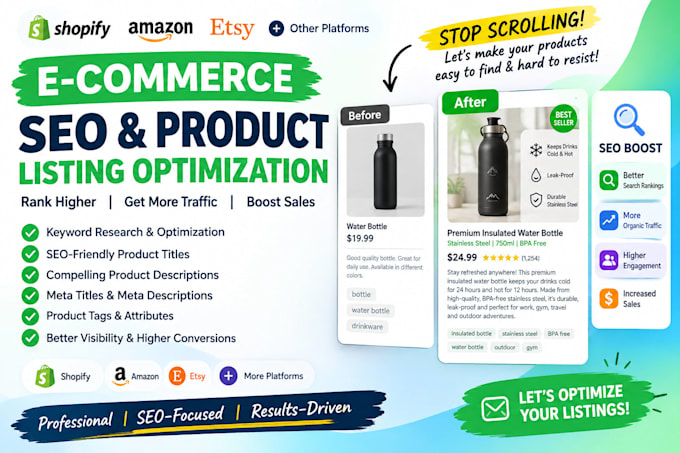 do ecommerce SEO and product optimization
