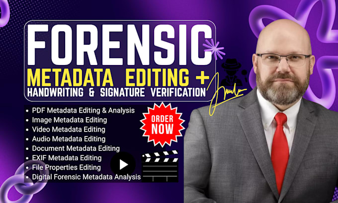 do metadata editing and correction, data extraction for image, document, audio