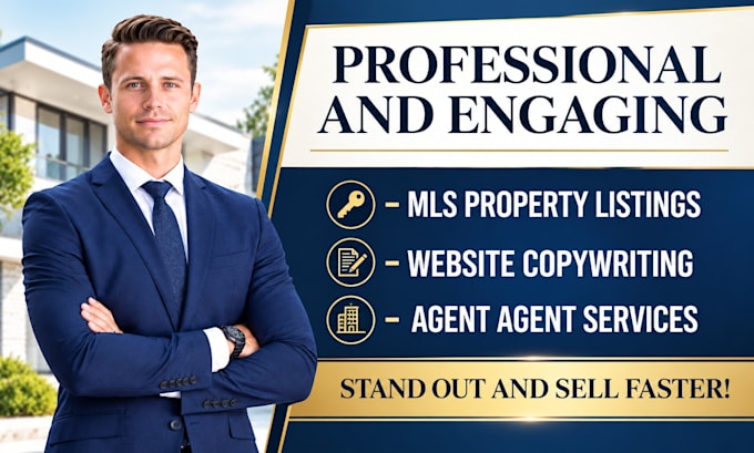 write mls property listings and website copy for agents