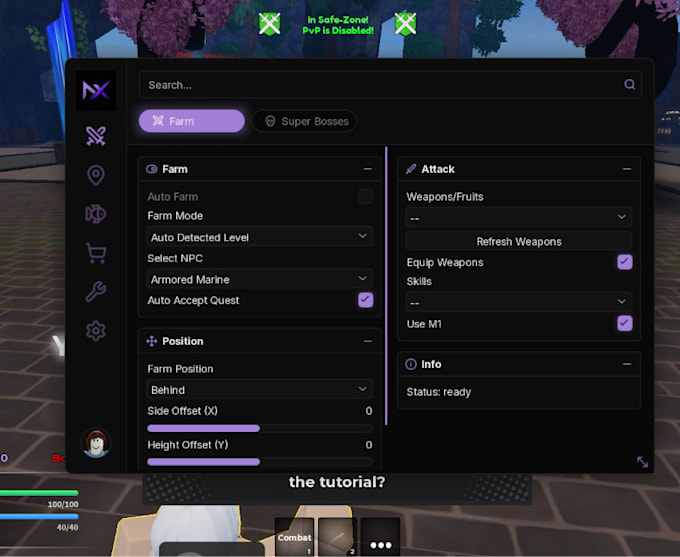 create custom roblox luau scripts for any game