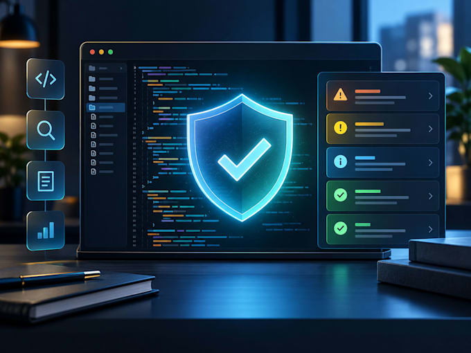 perform a static code risk scan for your web application