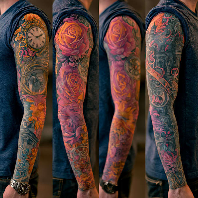make a traditional japanese irezumi tattoo