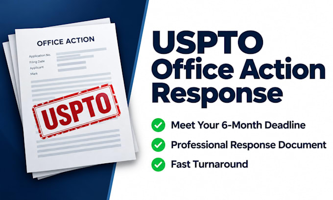 draft uspto trademark office action response for refusal