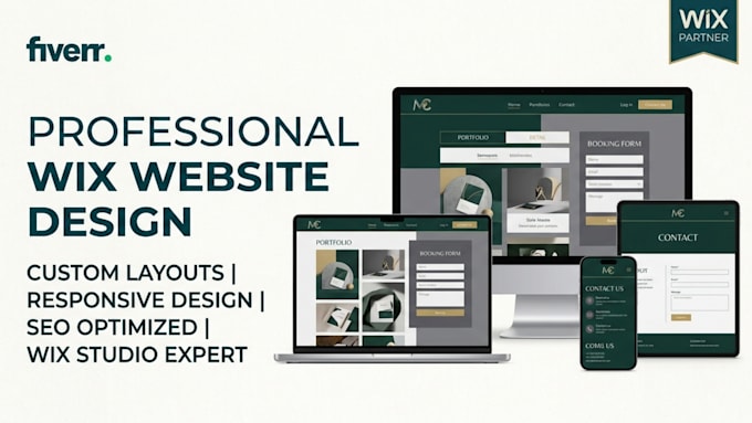 design and redesign responsive wix website, wix ecommerce store