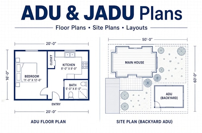 prepare professional adu jadu architectural plans