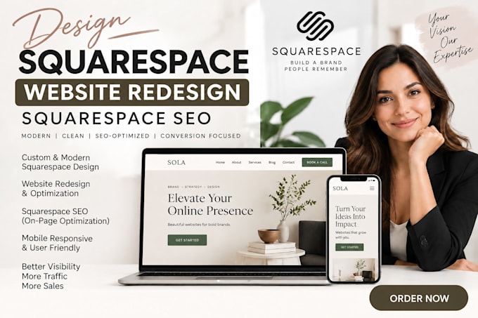 design squarespace website redesign squarespace SEO