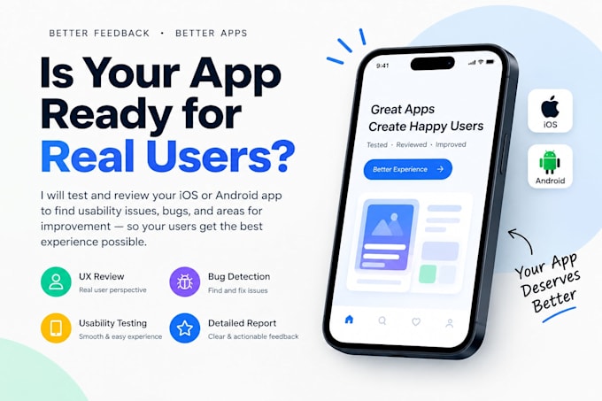 do ios app review android app user experience review and test ios or android app