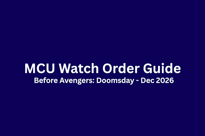 write your mcu watch order video script before doomsday