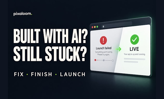 fix, finish and deploy your ai website or app