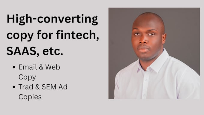 do copywriting for fintech, saas, defi, and crypto startups