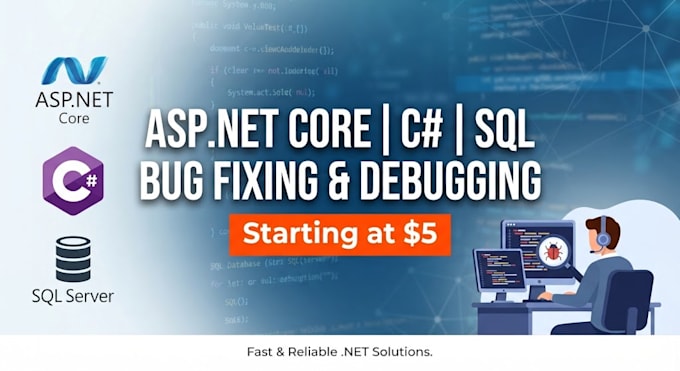 fix dotnet core csharp sql and API bugs
