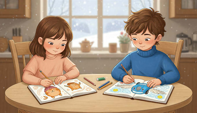create childrens book illustration