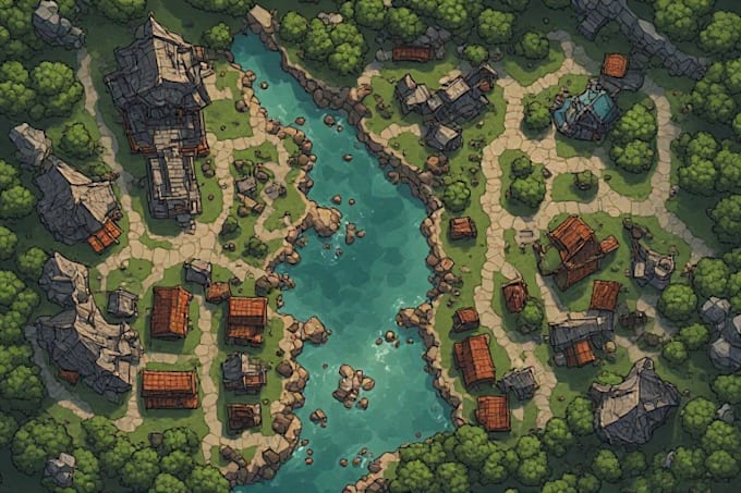 make a fantasy map for your dnd game