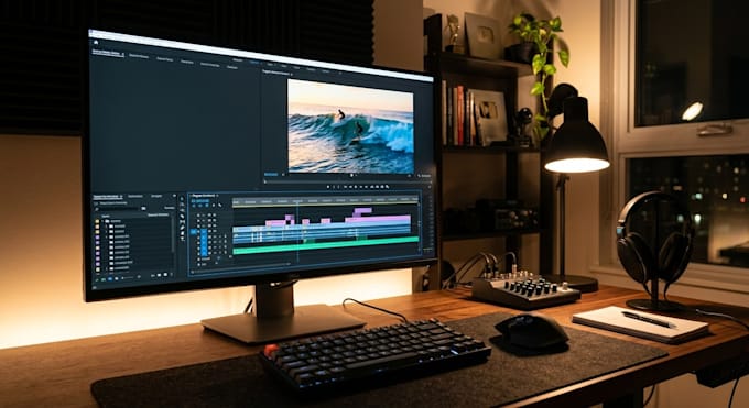 professional video editor for vlogs and gaming videos