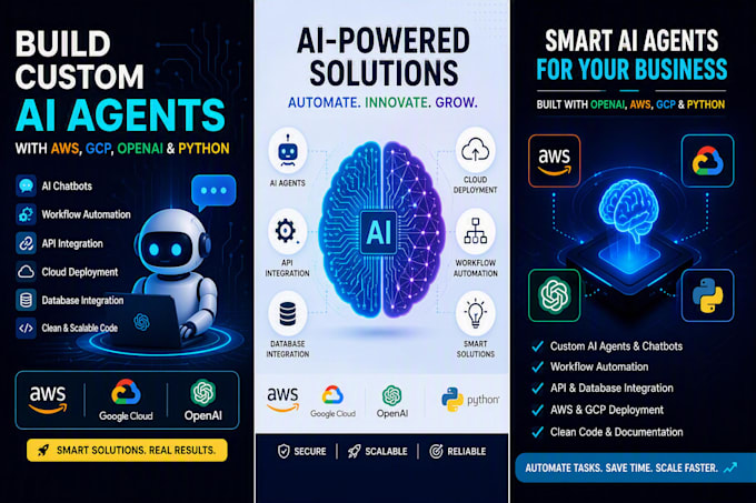 ai agents using AWS, gcp, sap and python