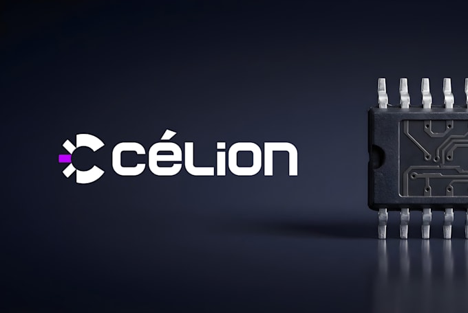 design a modern tech logo, and corporate brand identity