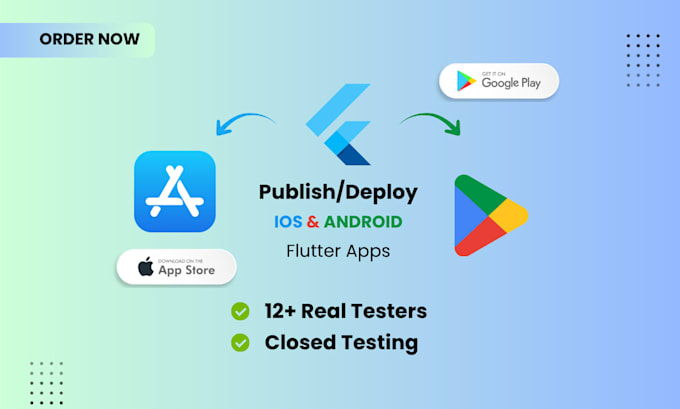 publish android and ios flutter app to play and app store