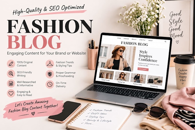 write engaging and SEO optimized fashion blog article