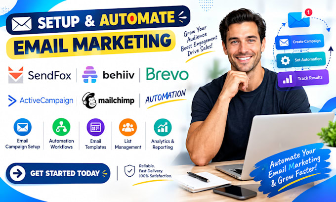 setup sendfox behiiv brevo email template activecamoaign mailchimp automation