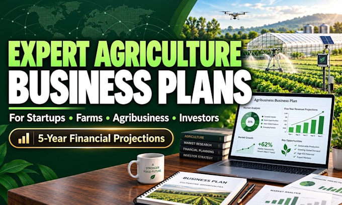 write expert agriculture business plan for startups