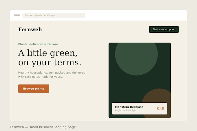 ill build a responsive landing page