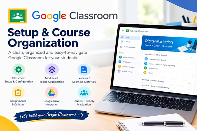 setup google classroom module