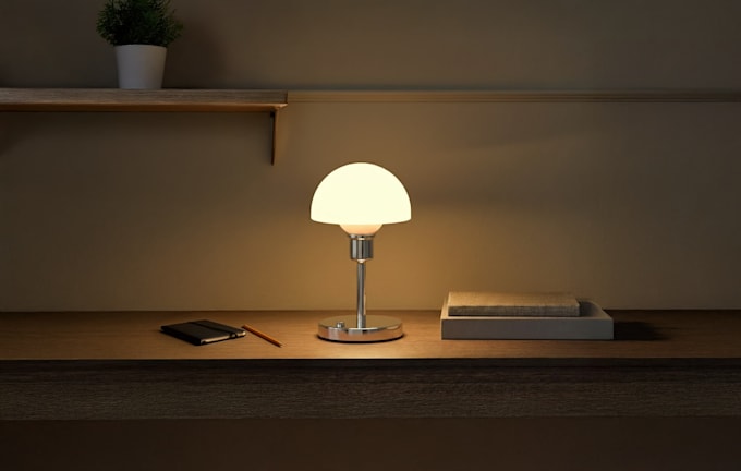design a lamp following your concept