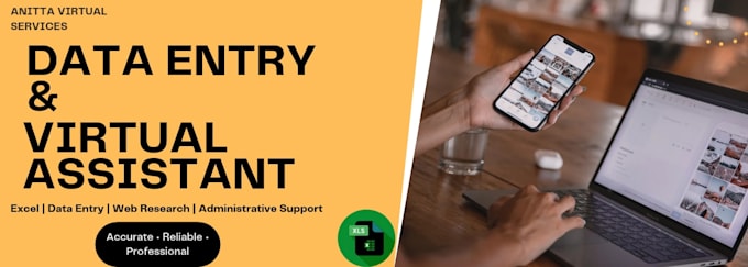 be your expert virtual assistant for data entry and typing