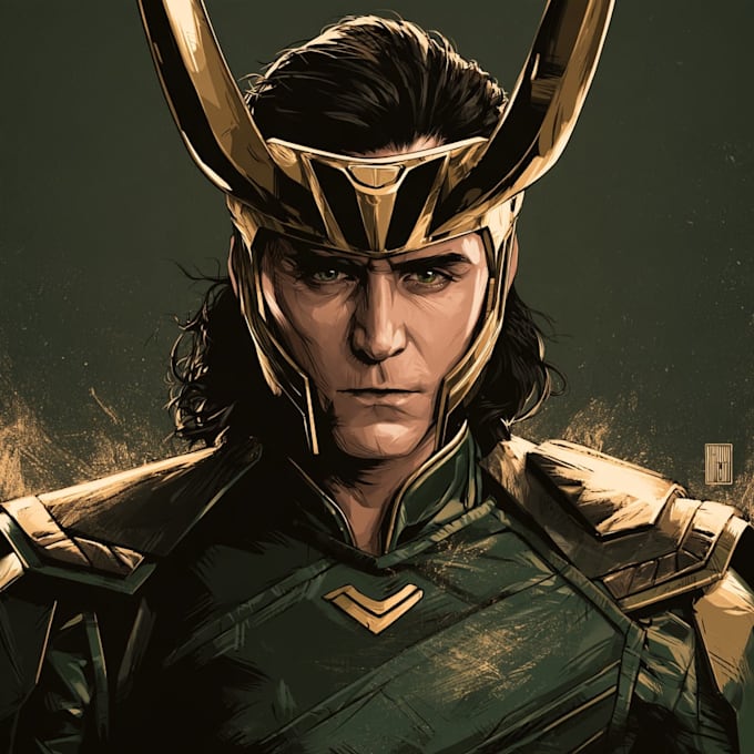 do super hero portrait sketch art