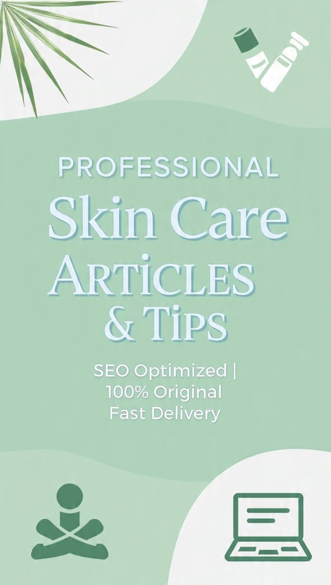 write professional skin care tips