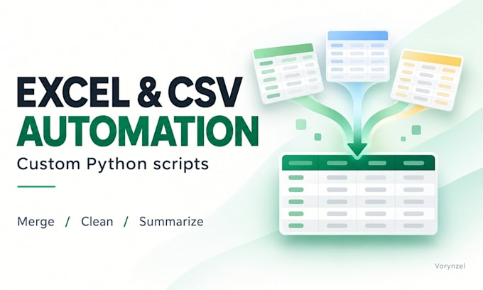 automate excel and CSV processing with python