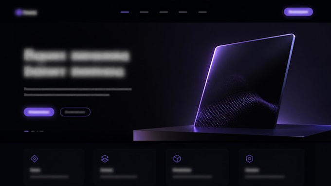 a modern animated website for your business