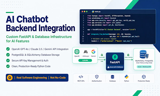 build your ai chatbot backend using fastapi