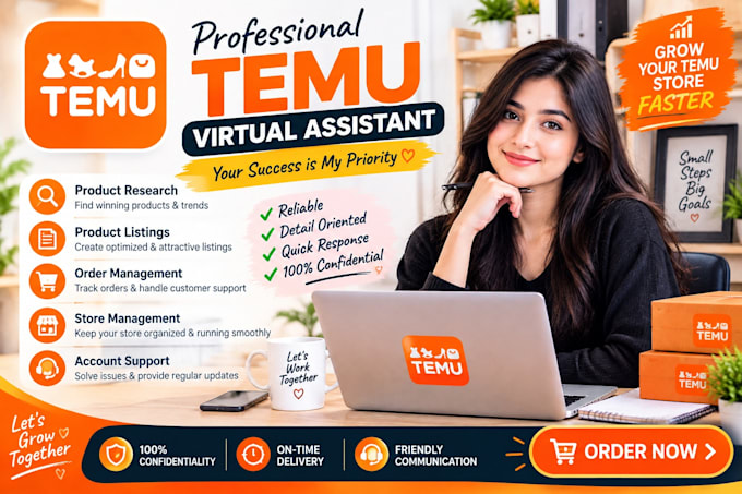 be you temu seller central virtual assistant